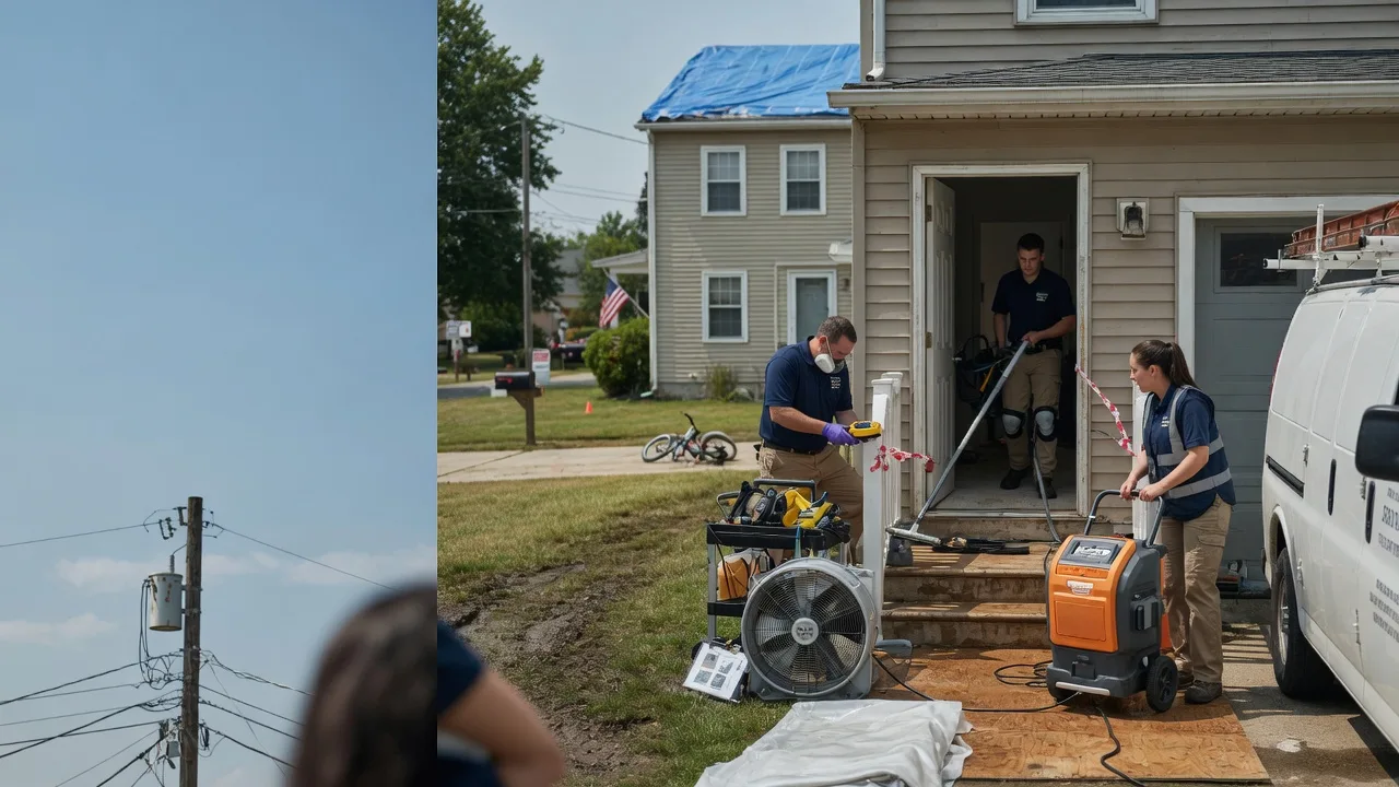Water Damage Repair in Orlando, WV near me